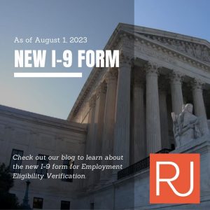 A new Form I-9 for Employment Eligibility Verification Form I-9 is now available on the USCIS website as of August 1, 2023.